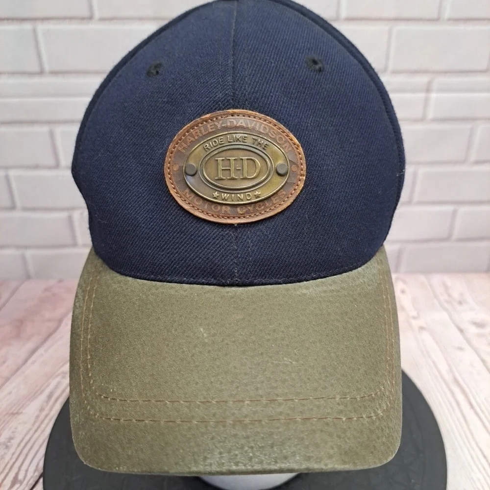 VTG Harley Davidson Hat Strapback Men's American Needle Baseball Cap